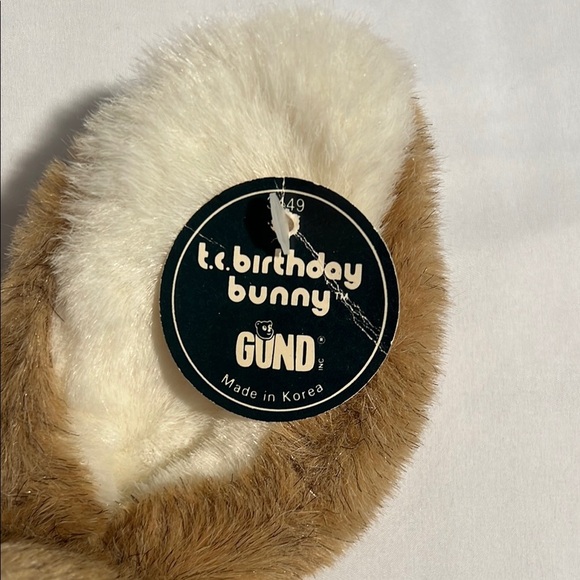 Vintage Gund Limited Edition T.C. Birthday Bunny Jointed Rabbit Collectible - Picture 6 of 8